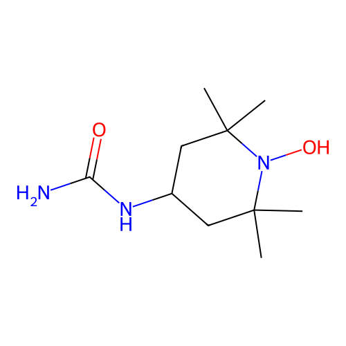 (1-Hydroxy-2,2,6,6-tetramethylpiperidin-4-YL)urea structure