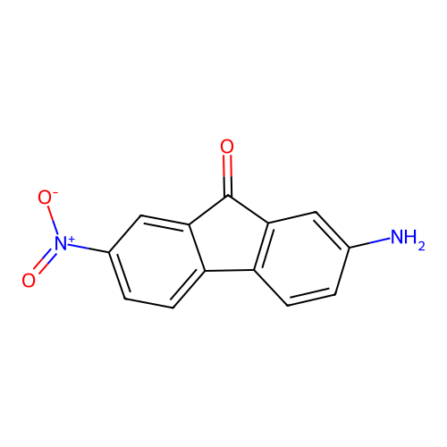 2-Amino-7-nitro-fluoren-9-one structure