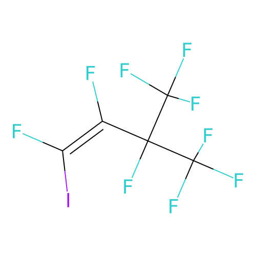 1-Iodononafluoro(3-methylbut-1-ene) structure