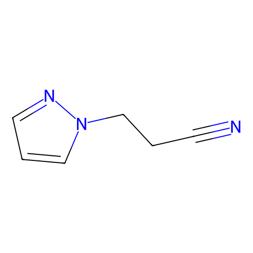 3-(1H-Pyrazol-1-yl)propanenitrile structure