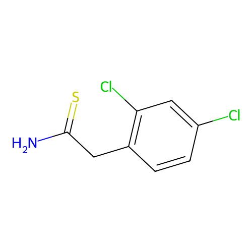 2-(2,4-Dichlorophenyl)ethanethioamide structure