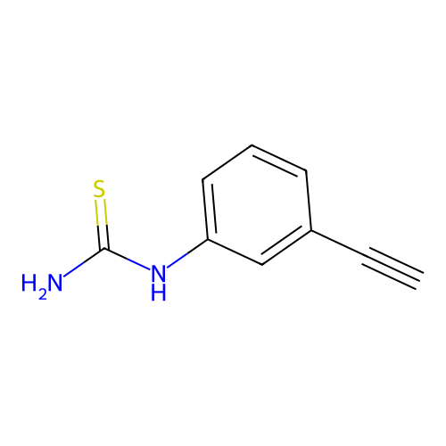 (3-Ethynylphenyl)thiourea structure