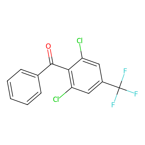 [2,6-Dichloro-4-(trifluoromethyl)phenyl]phenylmethanone structure