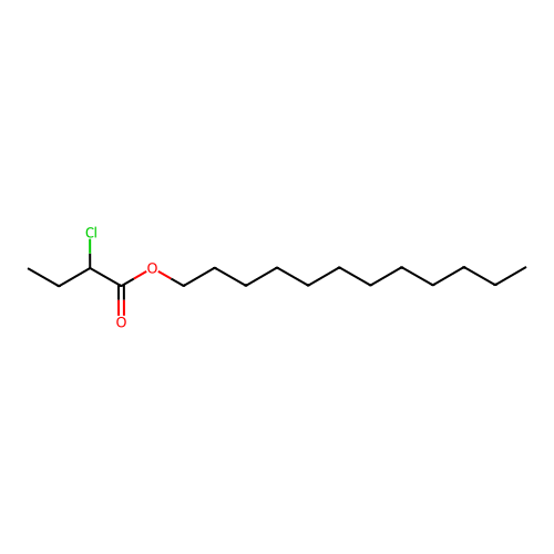 Dodecyl 2-chlorobutanoate structure