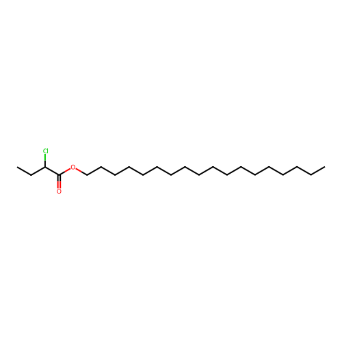 Octadecyl 2-chlorobutanoate structure