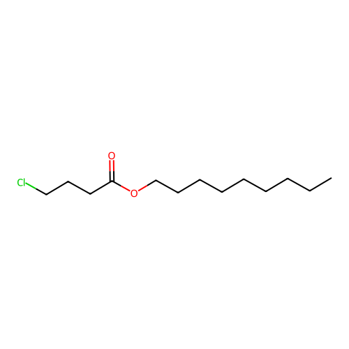 Nonyl 4-chlorobutanoate structure