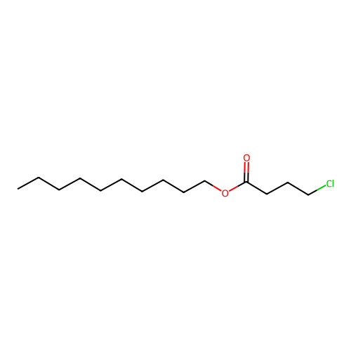 Decyl 4-chlorobutanoate structure