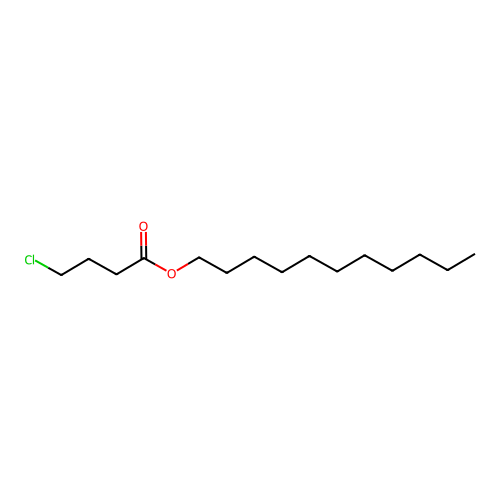 Undecyl 4-chlorobutanoate structure