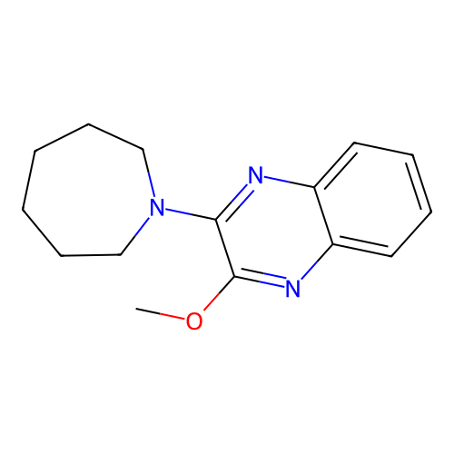 2-(Azepan-1-yl)-3-methoxyquinoxaline structure