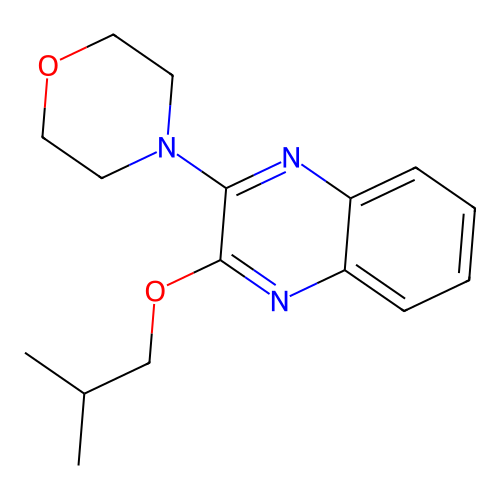 4-(3-Isobutoxyquinoxalin-2-yl)morpholine structure