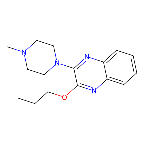 2-(4-Methylpiperazin-1-yl)-3-propoxyquinoxaline structure