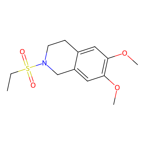 2-(Ethylsulfonyl)-6,7-dimethoxy-1,2,3,4-tetrahydroisoquinoline structure