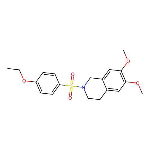 2-((4-Ethoxyphenyl)sulfonyl)-6,7-dimethoxy-1,2,3,4-tetrahydroisoquinoline structure