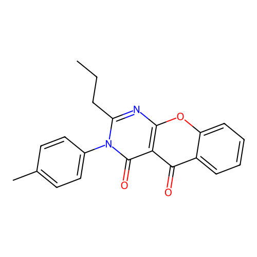 3-(4-Methylphenyl)-2-propylchromeno[2,3-d]pyrimidine-4,5-dione structure