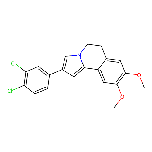 2-(3,4-Dichlorophenyl)-8,9-dimethoxy-5,6-dihydropyrrolo[2,1-a]isoquinoline structure