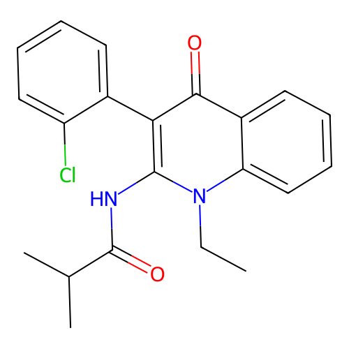 C21H21ClN2O2 structure
