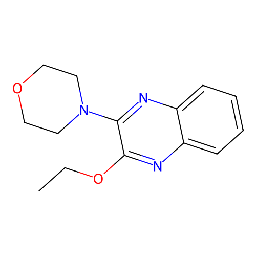 4-(3-Ethoxyquinoxalin-2-yl)morpholine structure