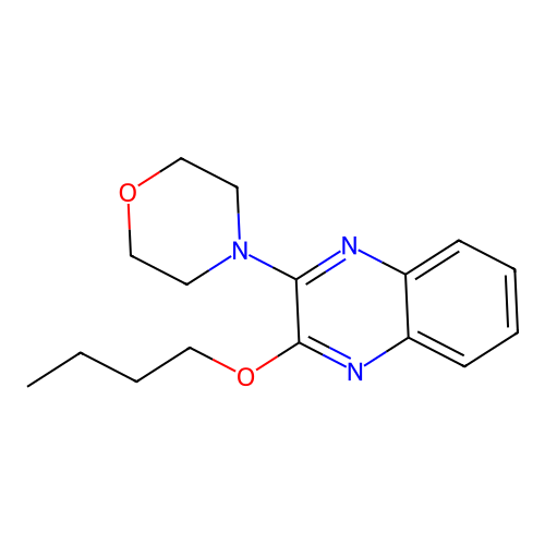4-(3-Butoxyquinoxalin-2-yl)morpholine structure
