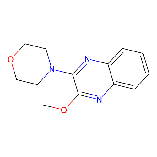 2-Methoxy-3-(morpholin-4-yl)quinoxaline structure