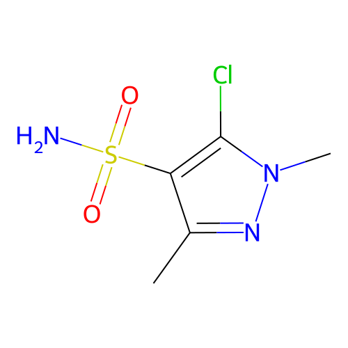5-Chloro-1,3-Dimethyl-1H-Pyrazole-4-Sulfonamide structure