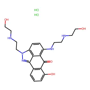 Losoxantrone hydrochloride (1:2) structure