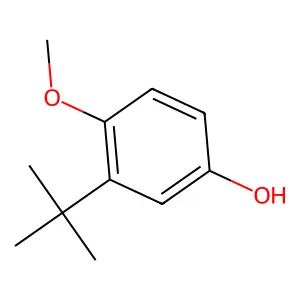 2-tert-Butyl-4-hydroxyanisole structure