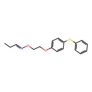 N-[2-(4-phenylsulfanylphenoxy)ethoxy]propan-1-imine structure