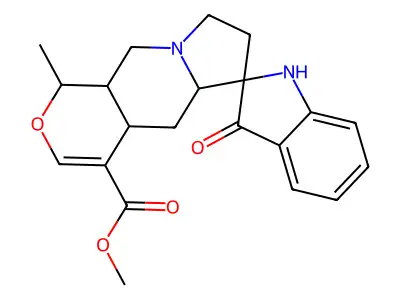 Akuammigine pseudoindoxyl structure