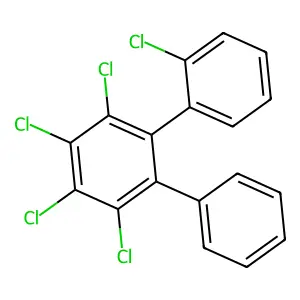Terphenyl, pentachloro- structure