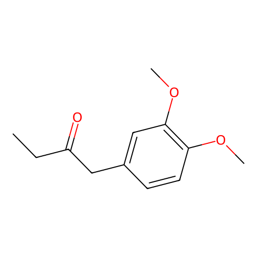 1-(3,4-Dimethoxyphenyl)butan-2-one structure