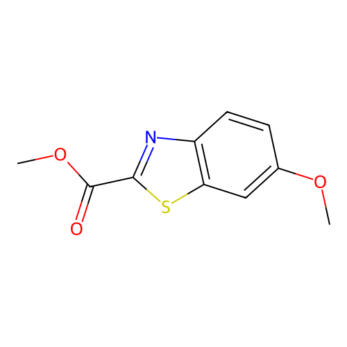 Methyl 6-methoxy-1,3-benzothiazole-2-carboxylate structure