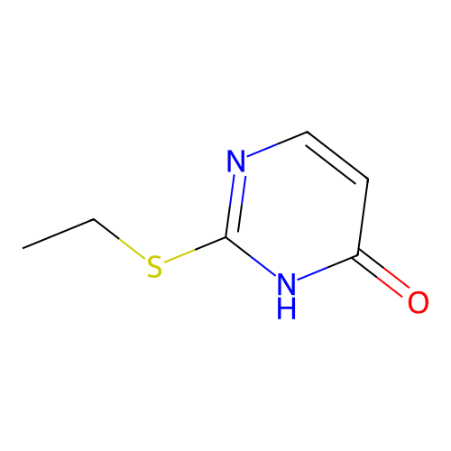 4-Pyrimidinol, 2-(ethylthio)- structure
