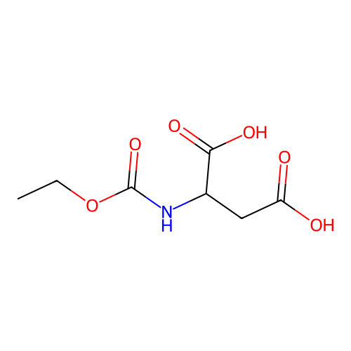 2-(Ethoxycarbonylamino)butanedioic acid structure