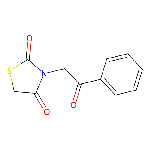 3-(2-Oxo-2-phenylethyl)-1,3-thiazolidine-2,4-dione structure