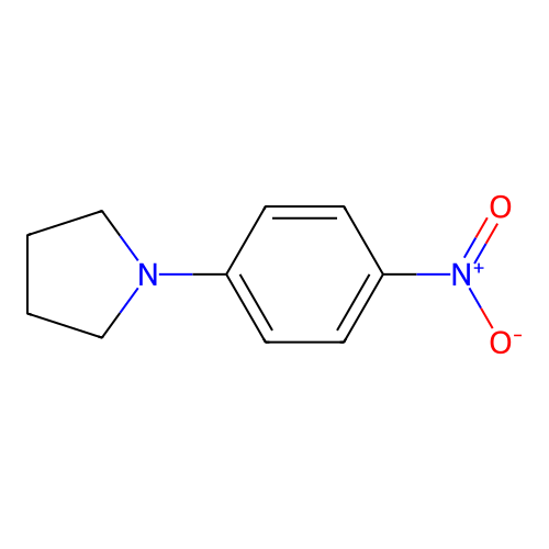 1-(4-Nitrophenyl)pyrrolidine structure