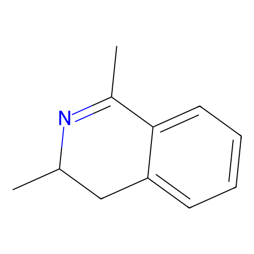 1,3-Dimethyl-3,4-dihydroisoquinoline structure