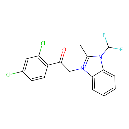 1H-Benzimidazolium,1-[2- -2-oxoethyl]-3- -2-methyl- structure