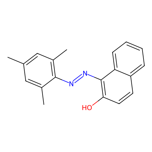 2-Naphthol, 1-(2,4,6-trimethylphenylazo)- structure