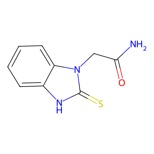 2-(2-sulfanyl-1H-benzimidazol-1-yl)acetamide structure
