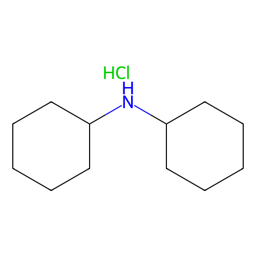 Dicyclohexylamine hydrochloride structure