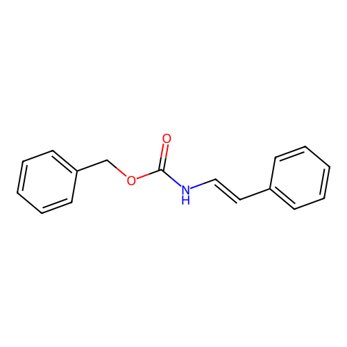 benzyl N-(2-phenylethenyl)carbamate structure