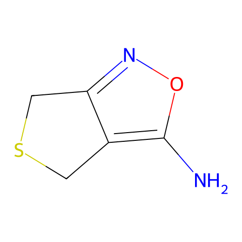 4H,6H-thieno[3,4-c]isoxazol-3-amine structure