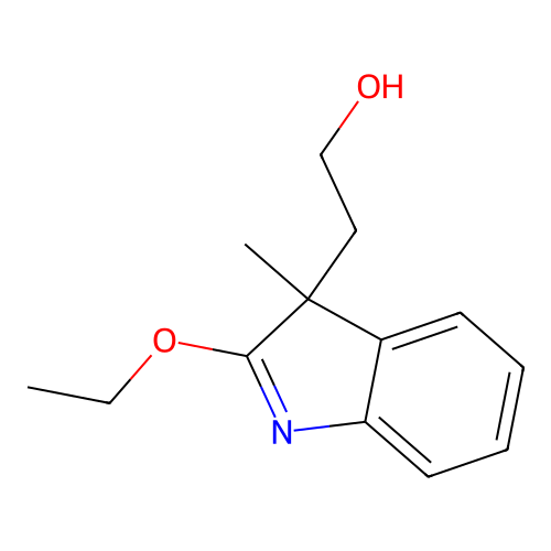 2-(2-Ethoxy-3-methyl-3H-indol-3-yl)ethan-1-ol structure