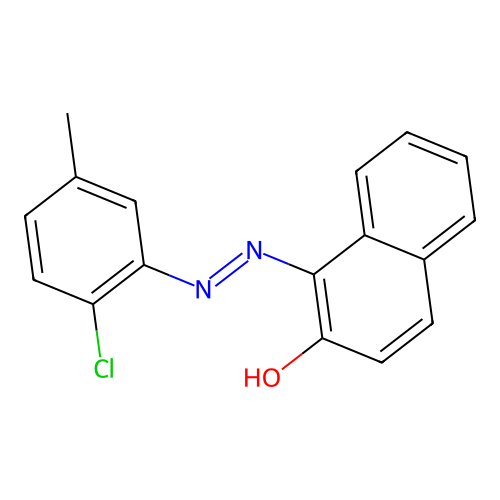 2-Naphthalenol, 1-[(2-chloro-5-methylphenyl)azo]- structure