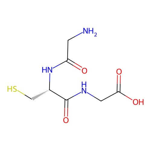 Glycylcysteinylglycine structure