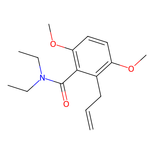 Benzamide, N,N-diethyl-3,6-dimethoxy-2-(2-propenyl)- structure