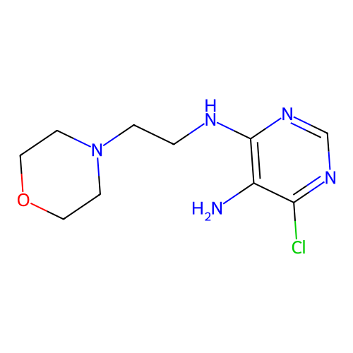 6-Chloro-N~4~-[2-(morpholin-4-yl)ethyl]pyrimidine-4,5-diamine structure