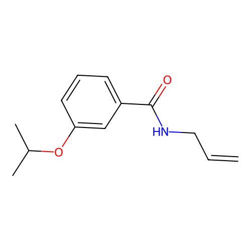 3-propan-2-yloxy-N-prop-2-enylbenzamide structure