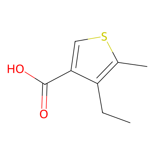 4-Ethyl-5-methylthiophene-3-carboxylic acid structure