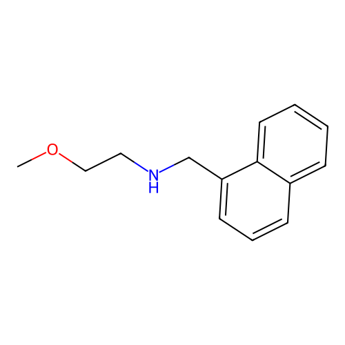 (2-Methoxyethyl)[(naphthalen-1-yl)methyl]amine structure